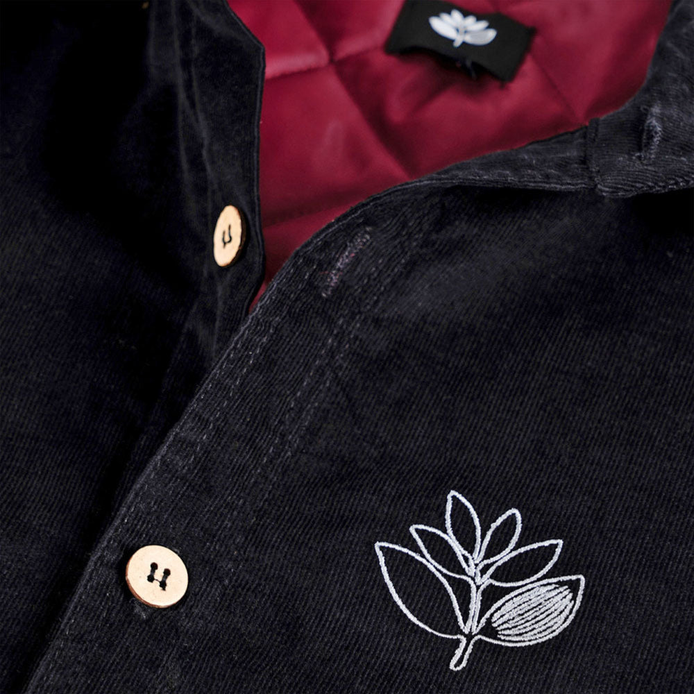 MAGENTA - ROVER CORD OVERSHIRT - Black