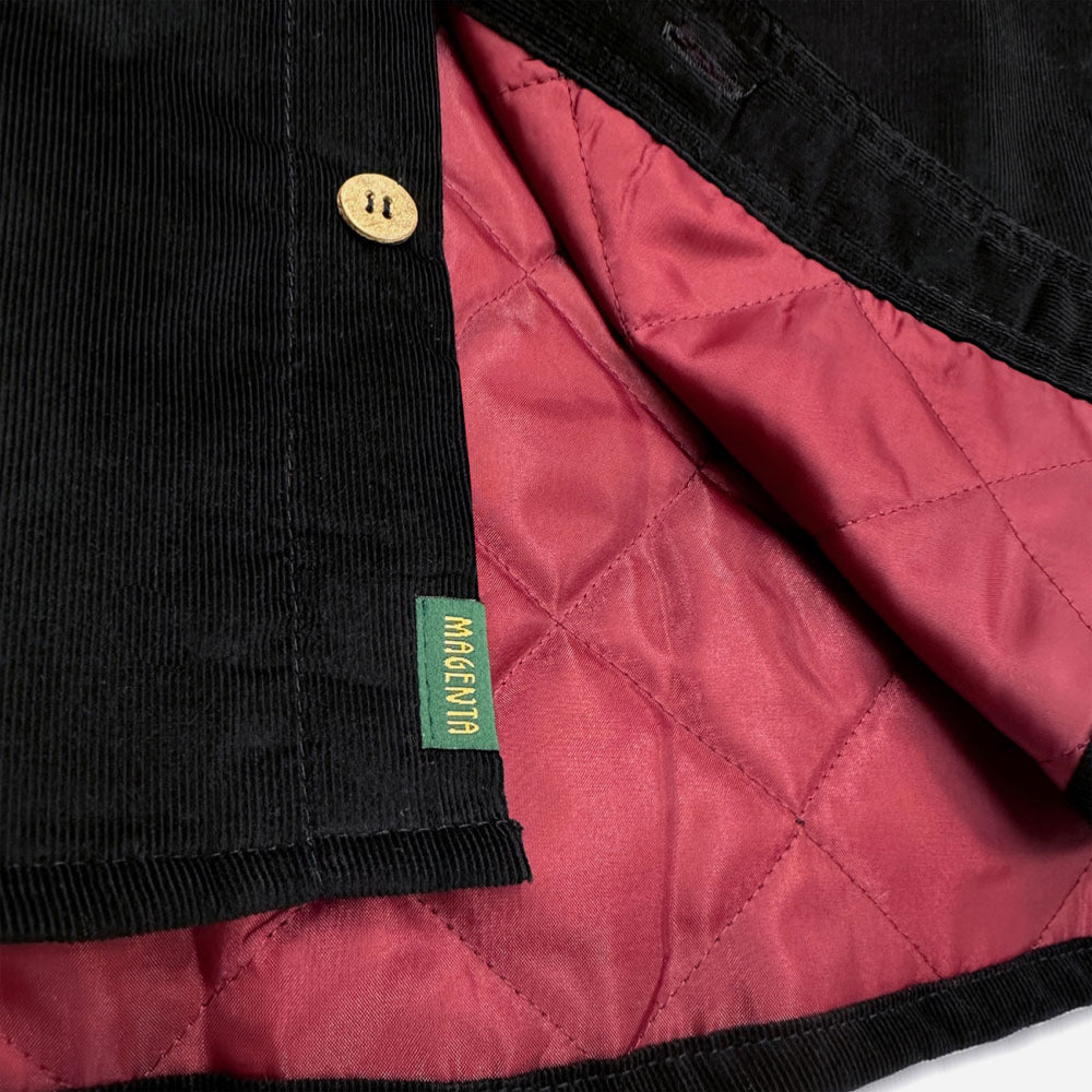 MAGENTA - ROVER CORD OVERSHIRT - Black