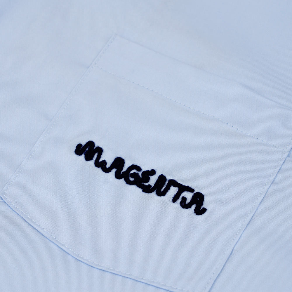 MAGENTA - BOWLING SHIRT - LIGHT BLUE