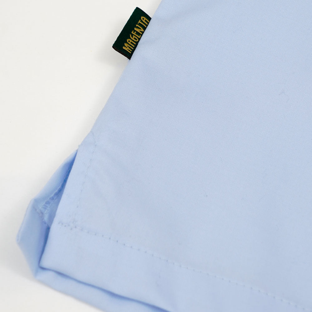 MAGENTA - BOWLING SHIRT - LIGHT BLUE