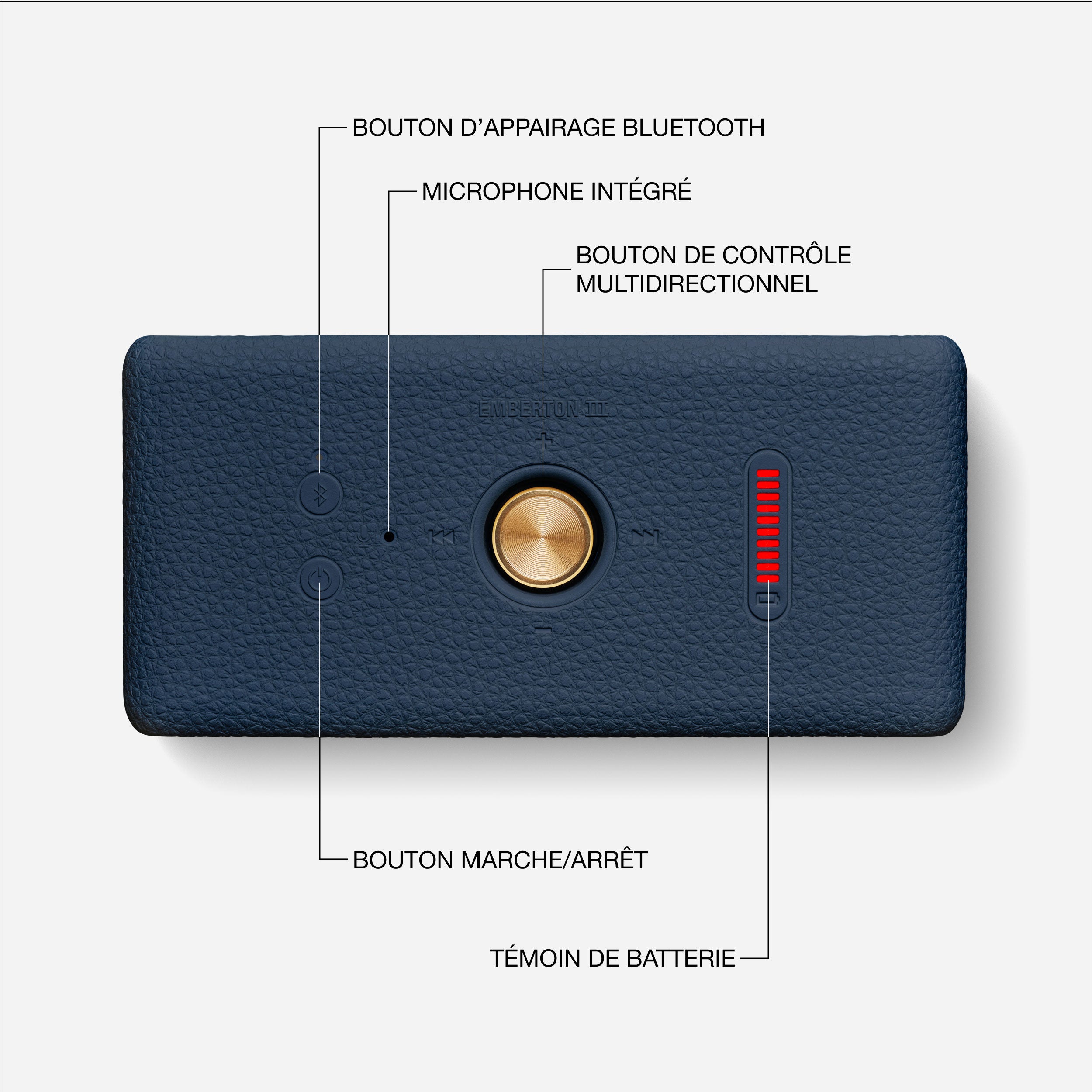 Marshall - Emberton III - Midnight Blue
