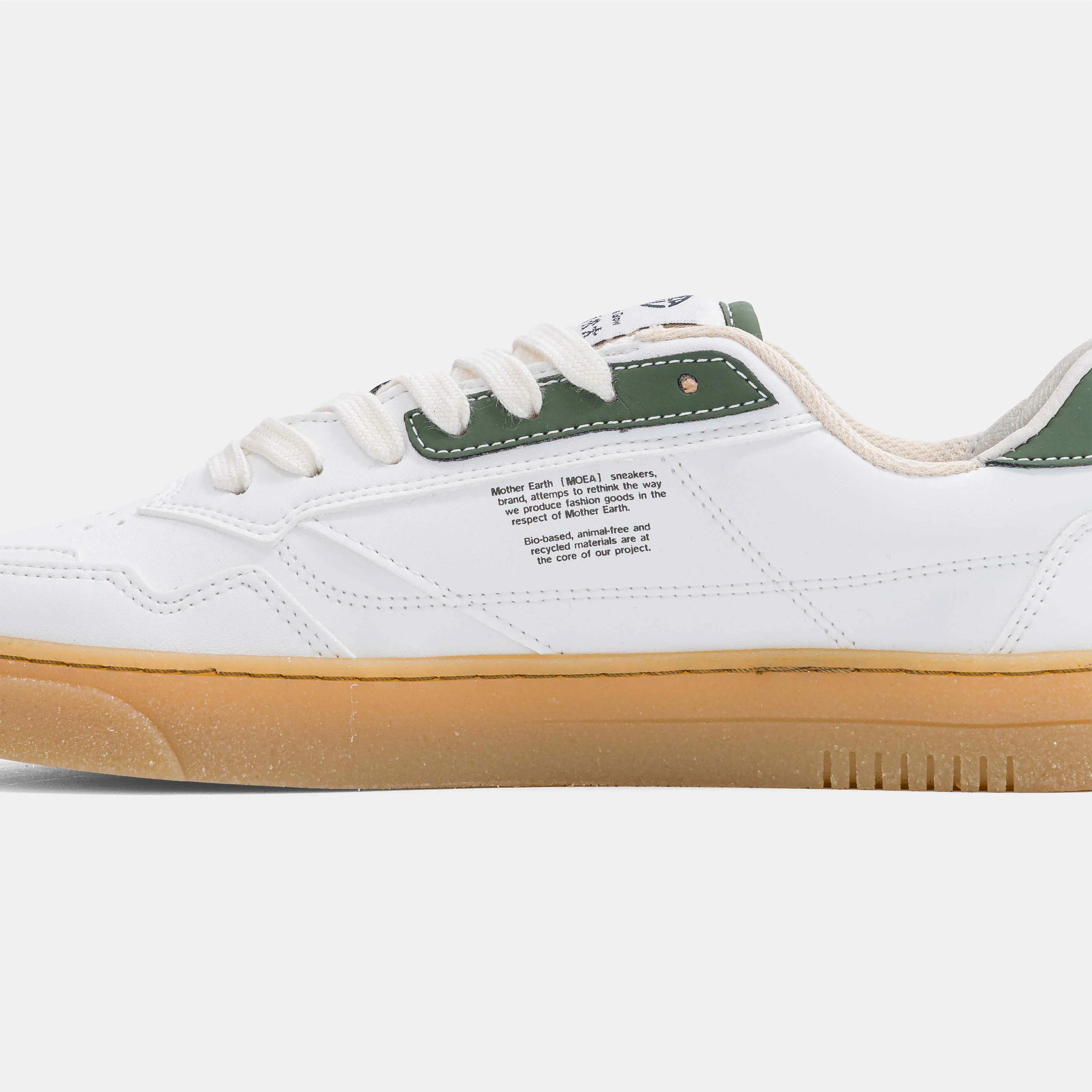 Baskets MoEa Origin Low Apple White & Green