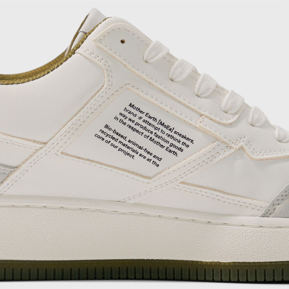 MoEA - GEN1 CACTUS - White & Green Suede