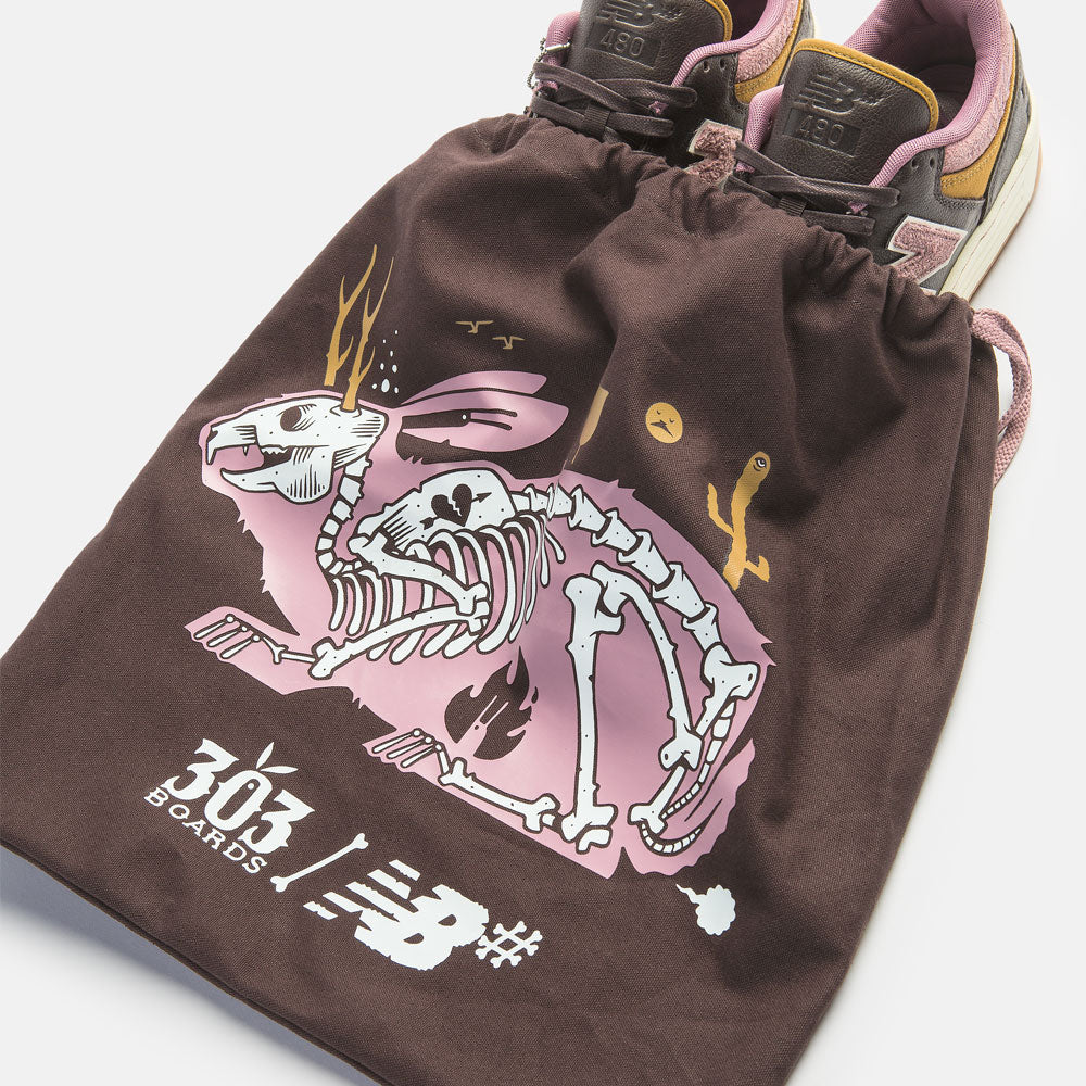 NEW BALANCE NUMERIC x JEREMY FISH - NM 480 FXT - Brown / Pink