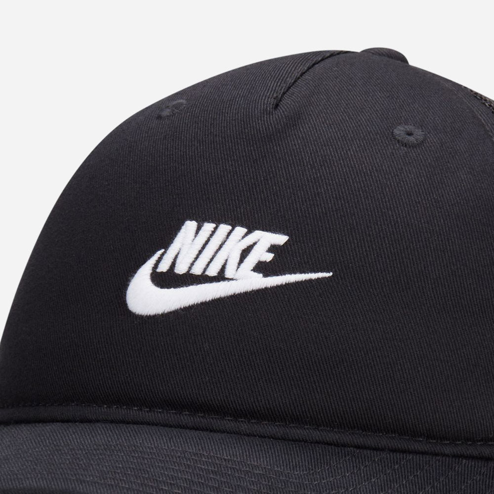 NIKE - RISE CAP - Black - Black - White