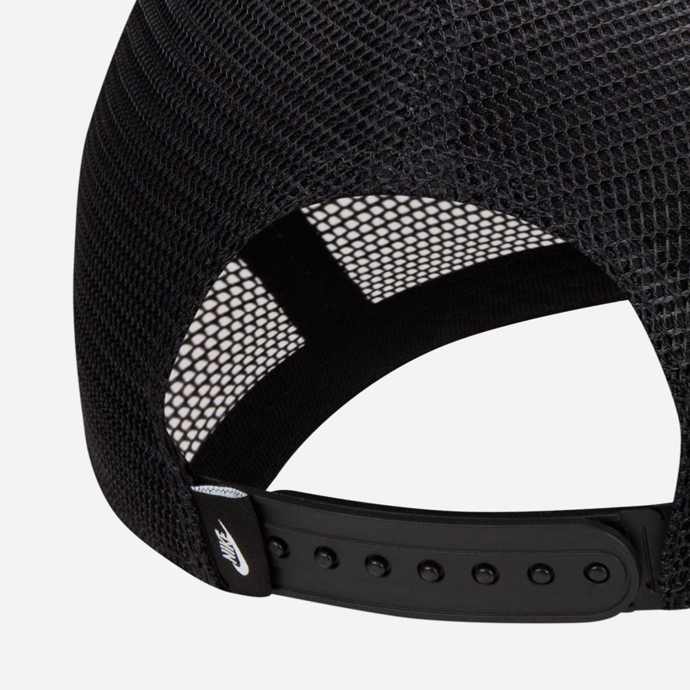 NIKE - RISE CAP - Black - Black - White