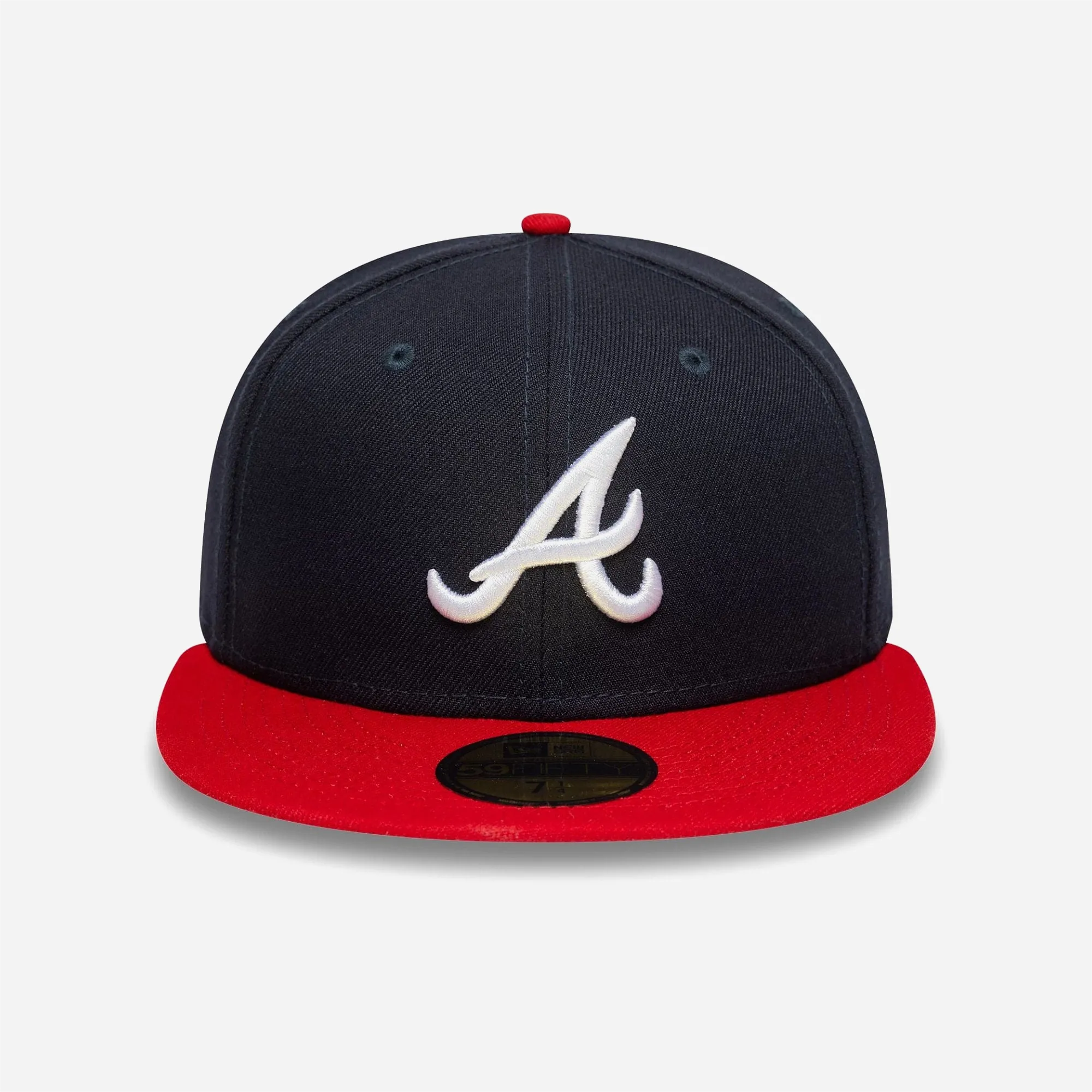 Casquette New Era 59FIFTY Fitted - Atlanta Braves Authentic On Field Navy / Red