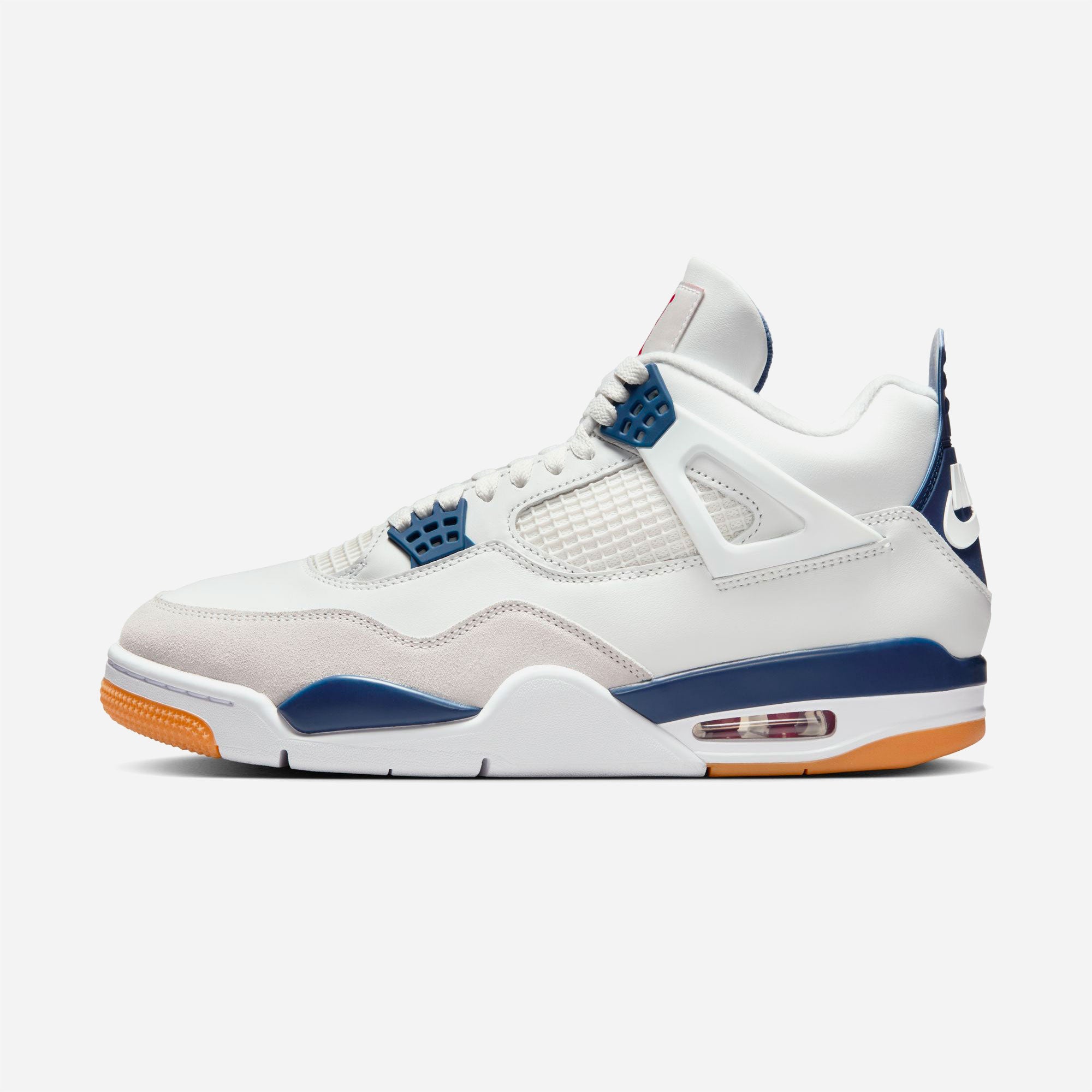 Nike SB - Air Jordan 4 - Summit White / White - Navy - Neutral Grey