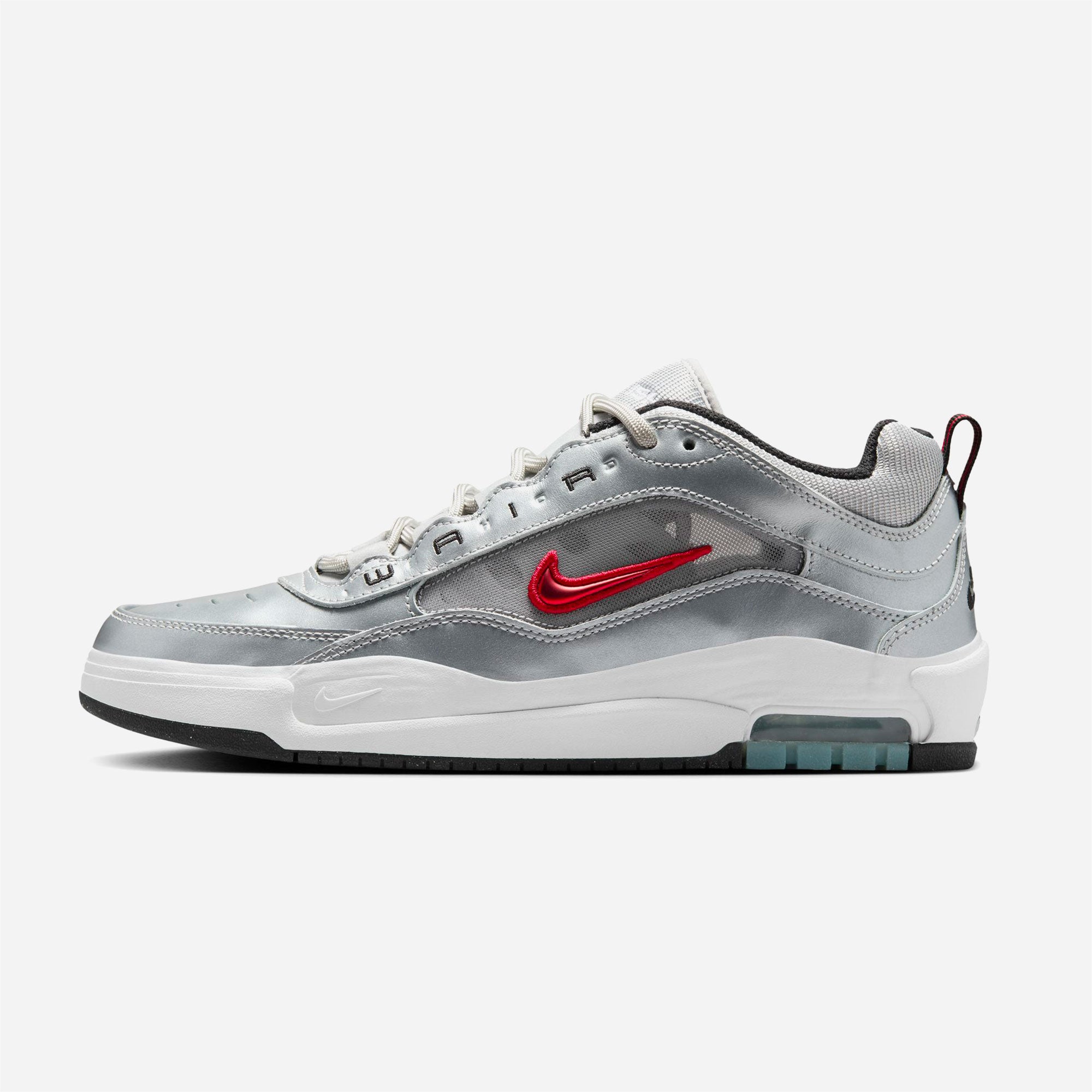 NIKE SB - AIR MAX ISHOD - METALLIC SILVER/VARSITY RED