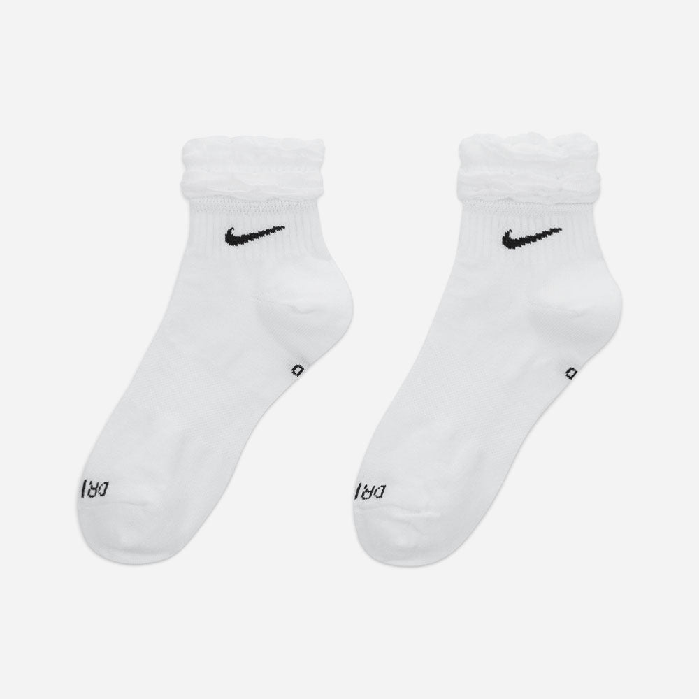 NIKE - EVERYDAY ANKLE 1 PACK SOCKS - White - Black