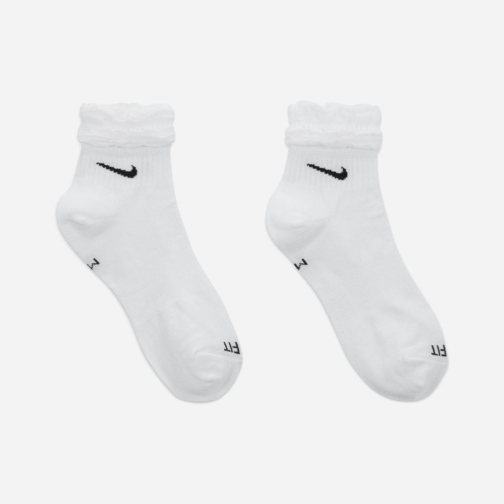 NIKE - EVERYDAY ANKLE 1 PACK SOCKS - White - Black