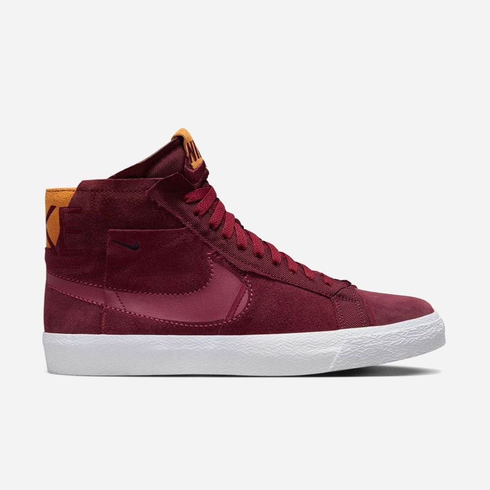 NIKE SB - ZOOM BLAZER MID PREMIUM - NIGHT MAROON-ROSEWOOD-NIGHT MAROON-WHITE