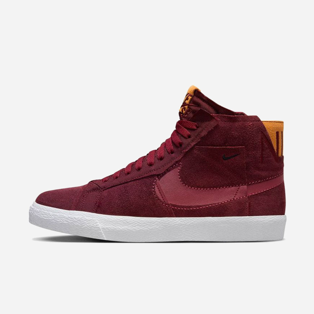 NIKE SB - ZOOM BLAZER MID PREMIUM - NIGHT MAROON-ROSEWOOD-NIGHT MAROON-WHITE