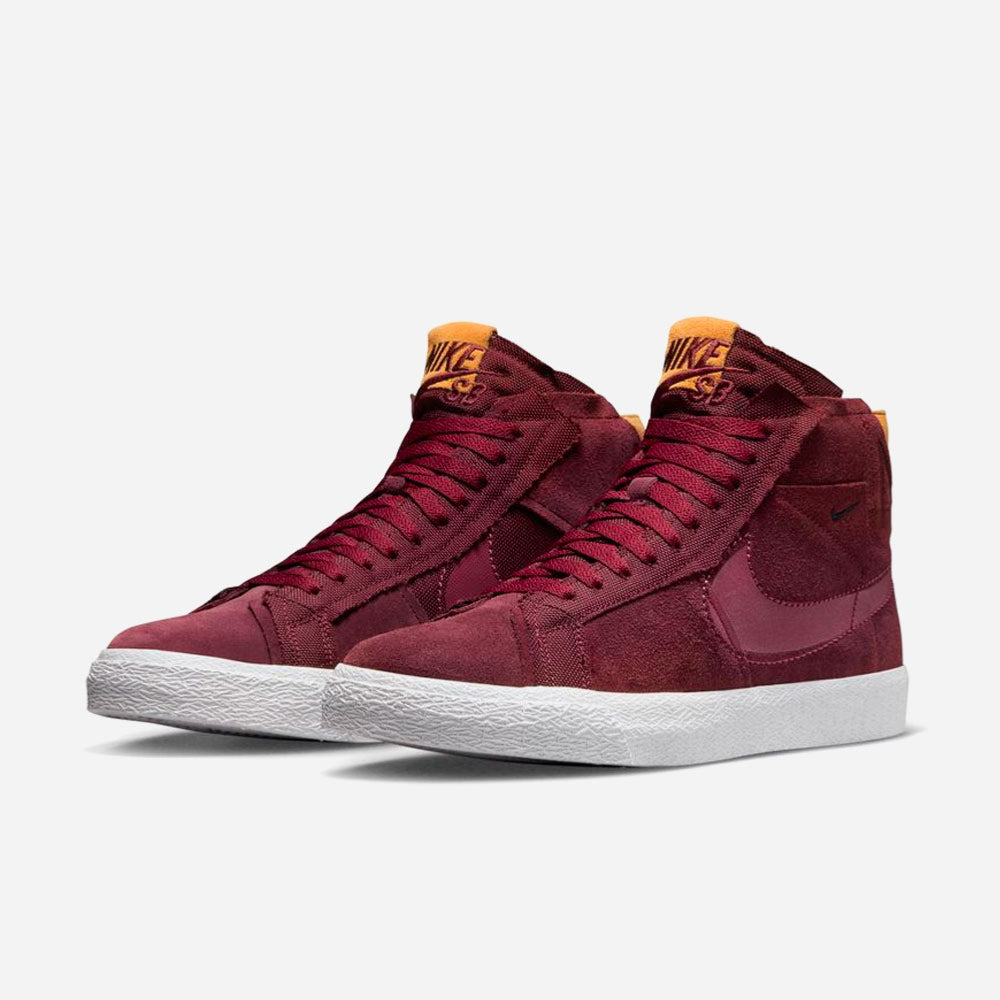 NIKE SB - ZOOM BLAZER MID PREMIUM - NIGHT MAROON-ROSEWOOD-NIGHT MAROON-WHITE