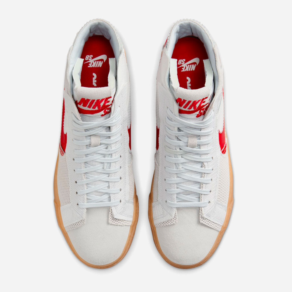 NIKE SB - ZOOM BLAZER MID PREMIUM - SUMMIT WHITE-UNIVERSITY RED