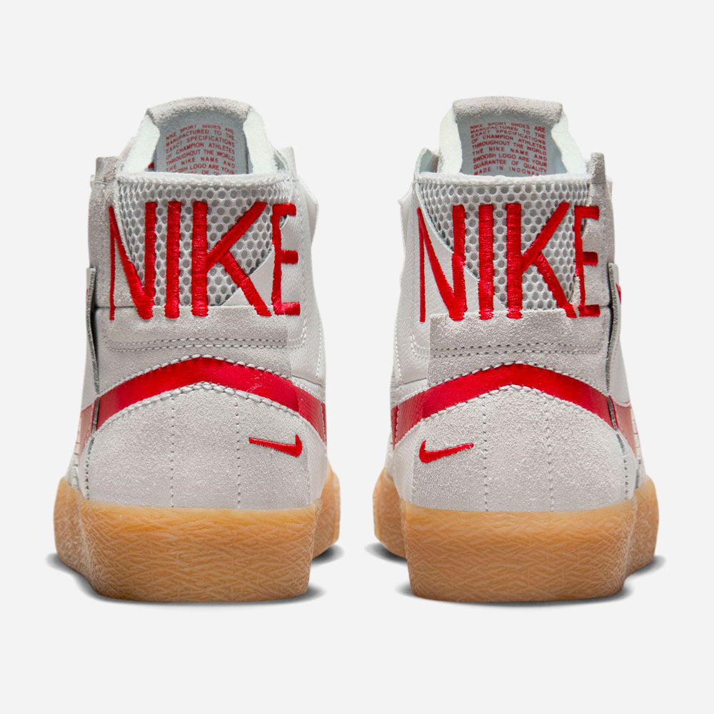 NIKE SB - ZOOM BLAZER MID PREMIUM - SUMMIT WHITE-UNIVERSITY RED