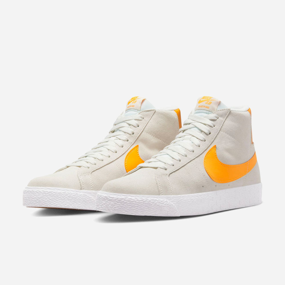 NIKE SB - BLAZER MID - Summit White - Laser Orange Summit White