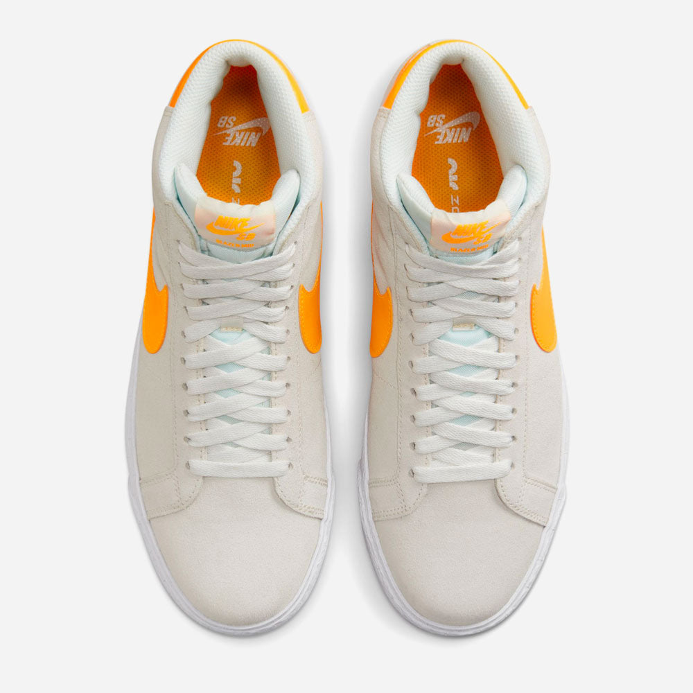 NIKE SB - BLAZER MID - Summit White - Laser Orange Summit White