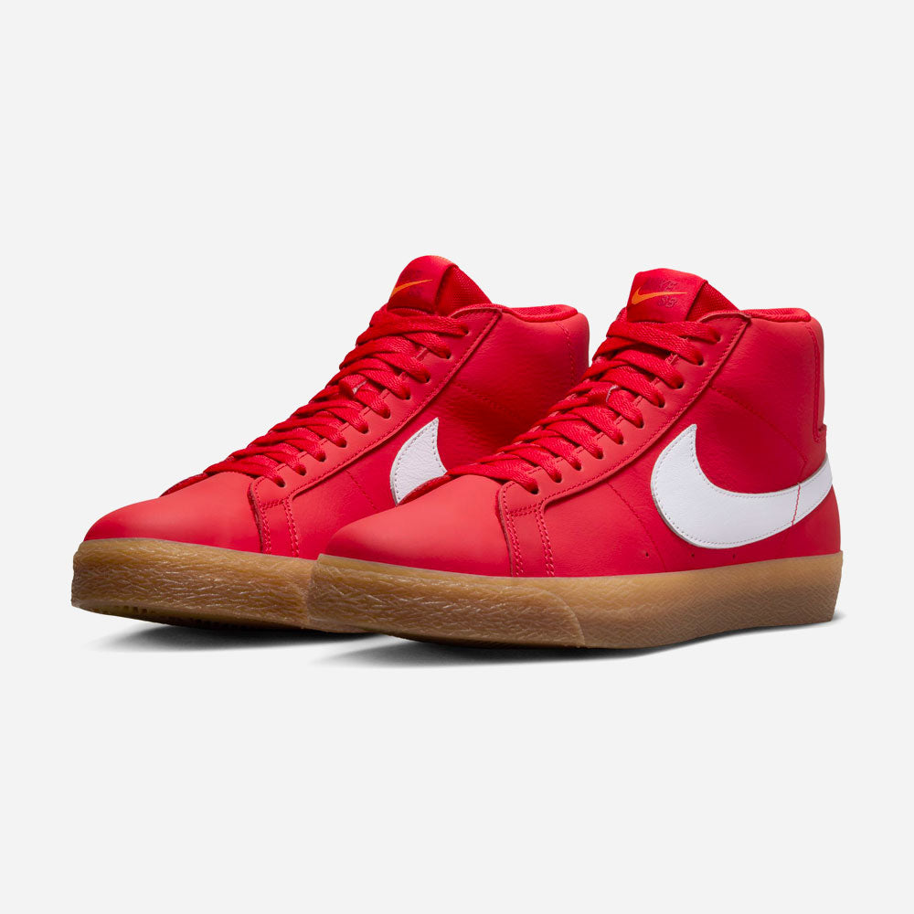 NIKE SB - ZOOM BLAZER MID ISO - University Red White White