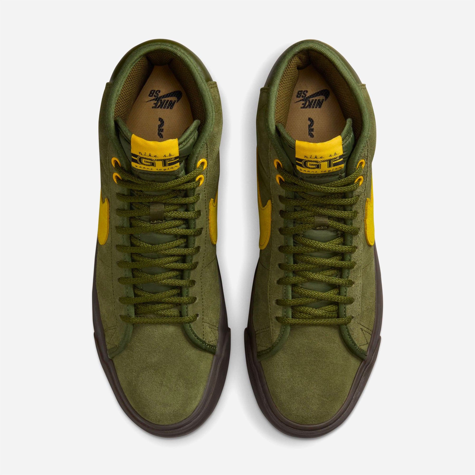 NIKE SB - BLAZER MID x ANTIHERO QS - Rough Green Amarillo Rough Green