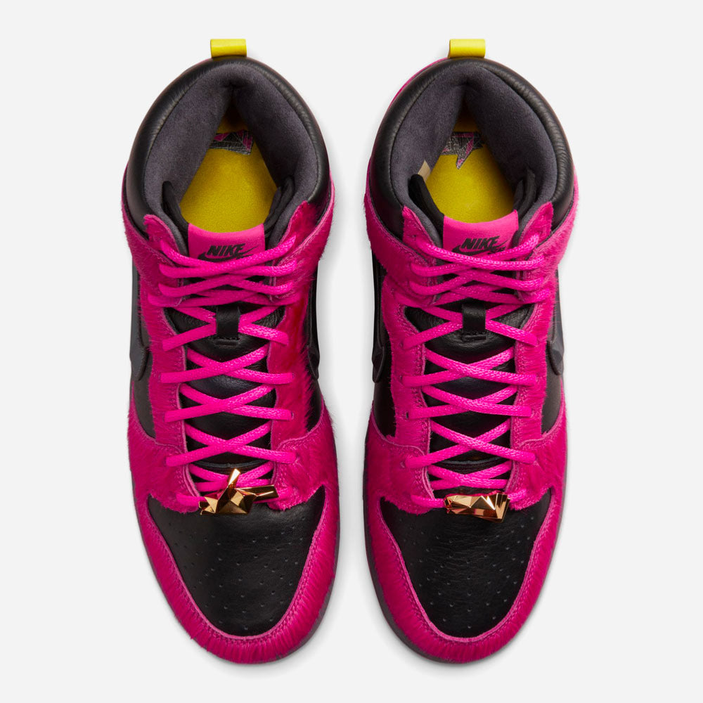 NIKE SB - DUNK HIGH X RUN THE JEWELS - Active Pink-Black-Metallic Gold