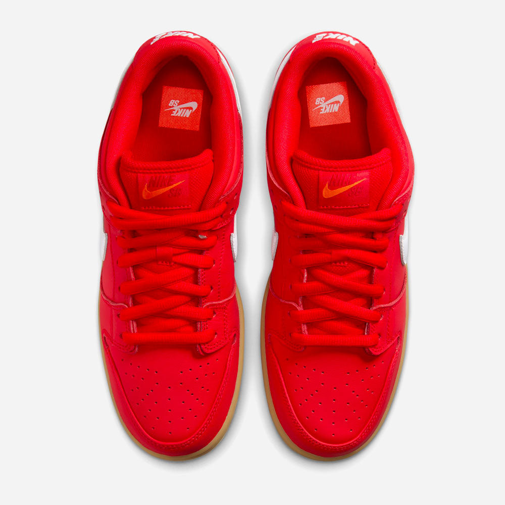 NIKE SB - DUNK LOW PRO - University Red / White - University Red