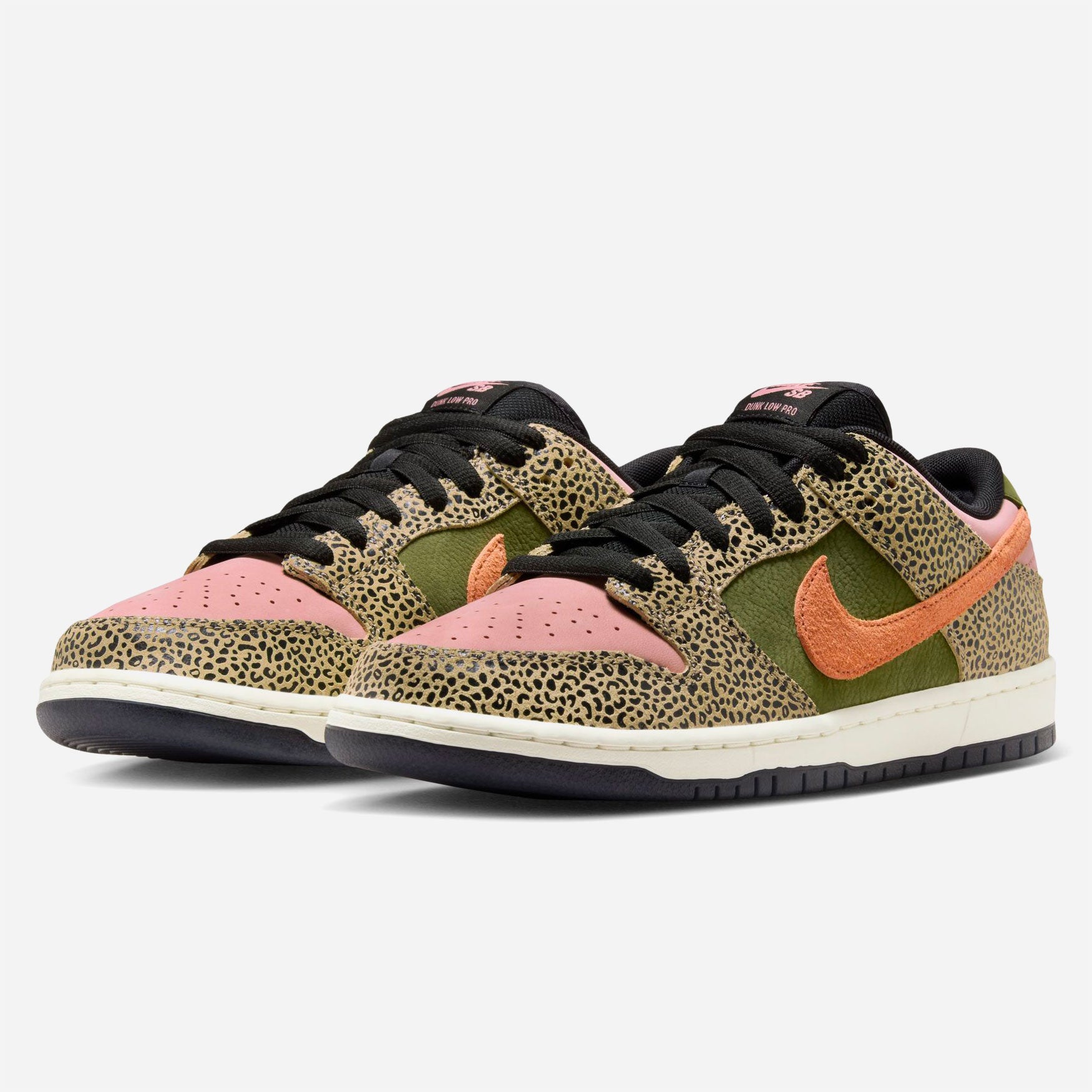 Nike SB - Dunk Low Premium Pro QS - Khaki Amber Brown Rough Green Rust Pink