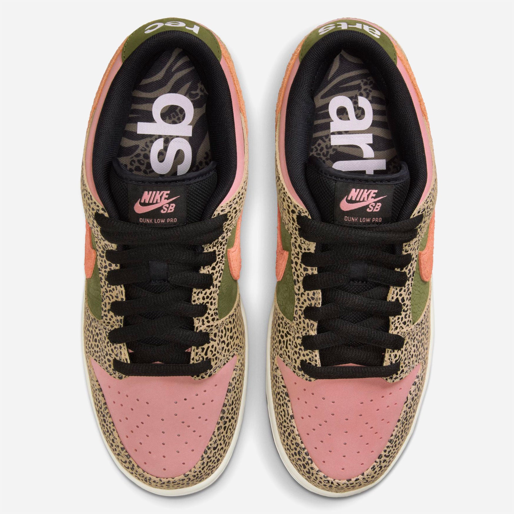 Nike SB - Dunk Low Premium Pro QS - Khaki Amber Brown Rough Green Rust Pink