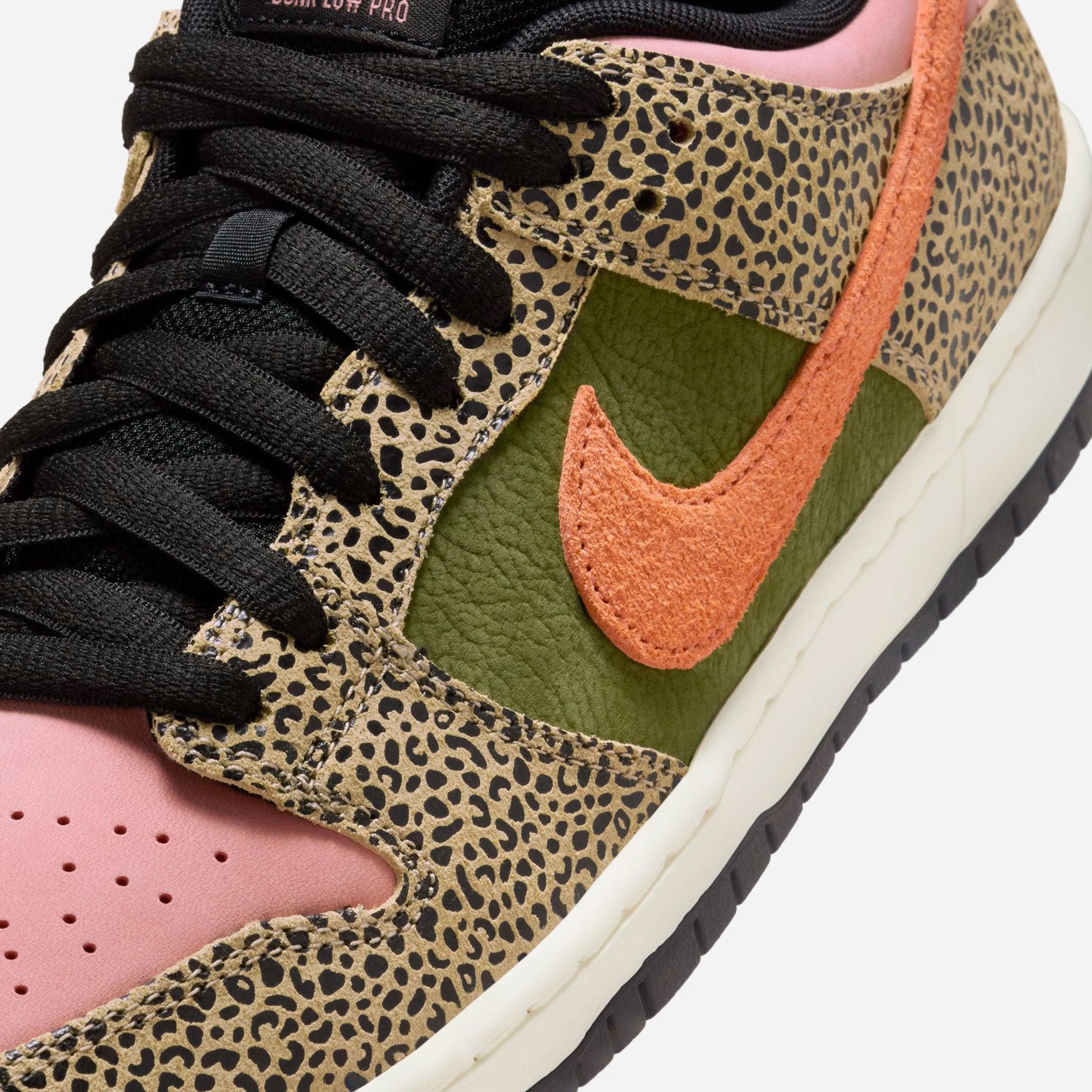 Nike SB - Dunk Low Premium Pro QS - Khaki Amber Brown Rough Green Rust Pink
