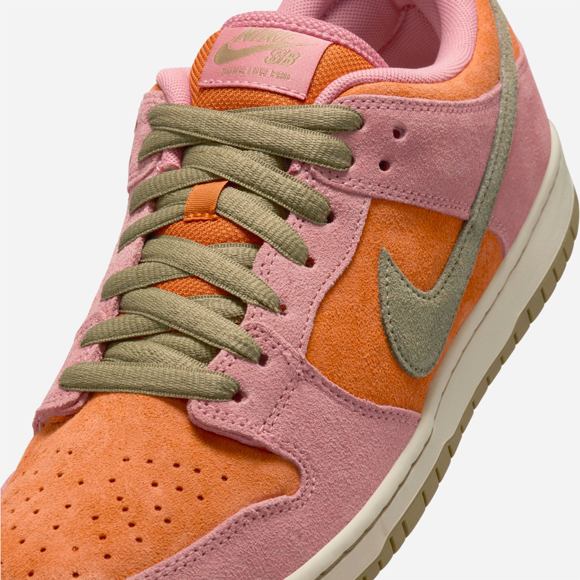 Nike SB - Dunk Low Pro - Red Stardust / Neutral Olive Monarch