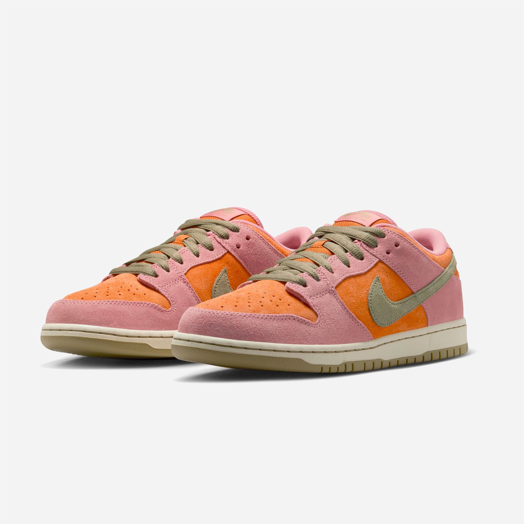Nike SB - Dunk Low Pro - Red Stardust / Neutral Olive Monarch