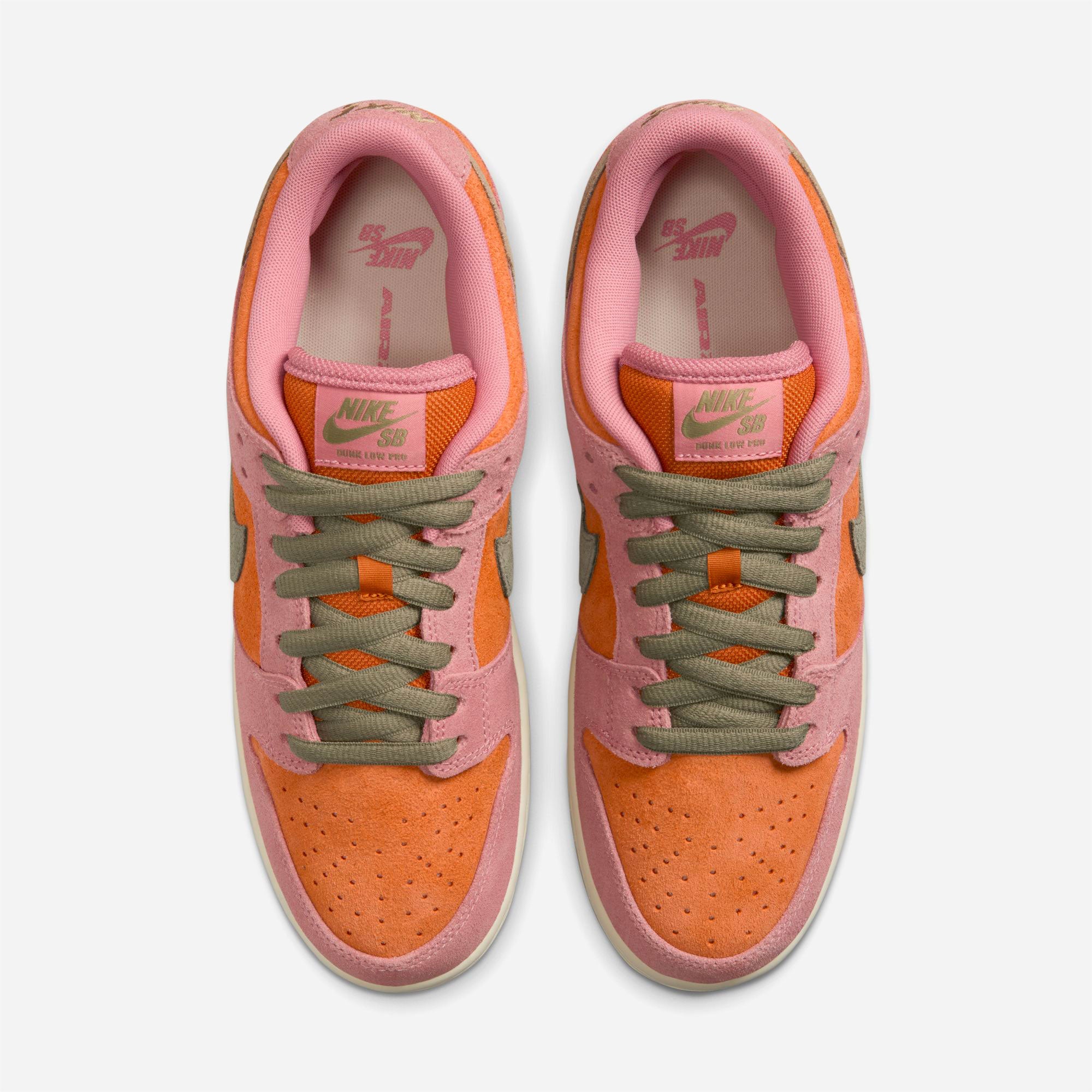 Nike SB - Dunk Low Pro - Red Stardust / Neutral Olive Monarch