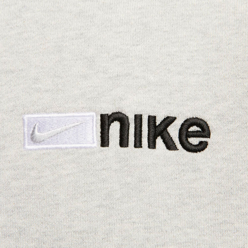 NIKE - FLEECE HOODIE HALF ZIP Y2K GFX - GREY HEATHER