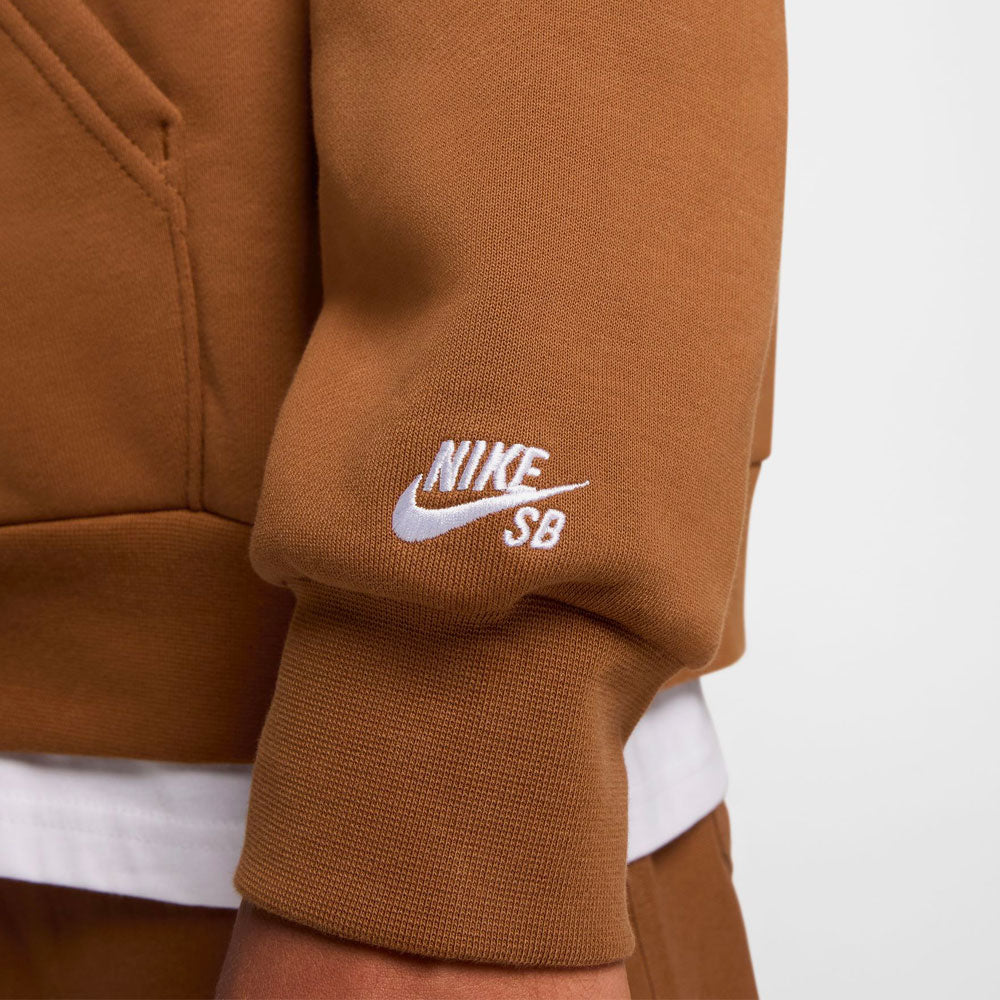 NIKE SB - FLEECE PO HOODIE STALLION - Lt British Tan White