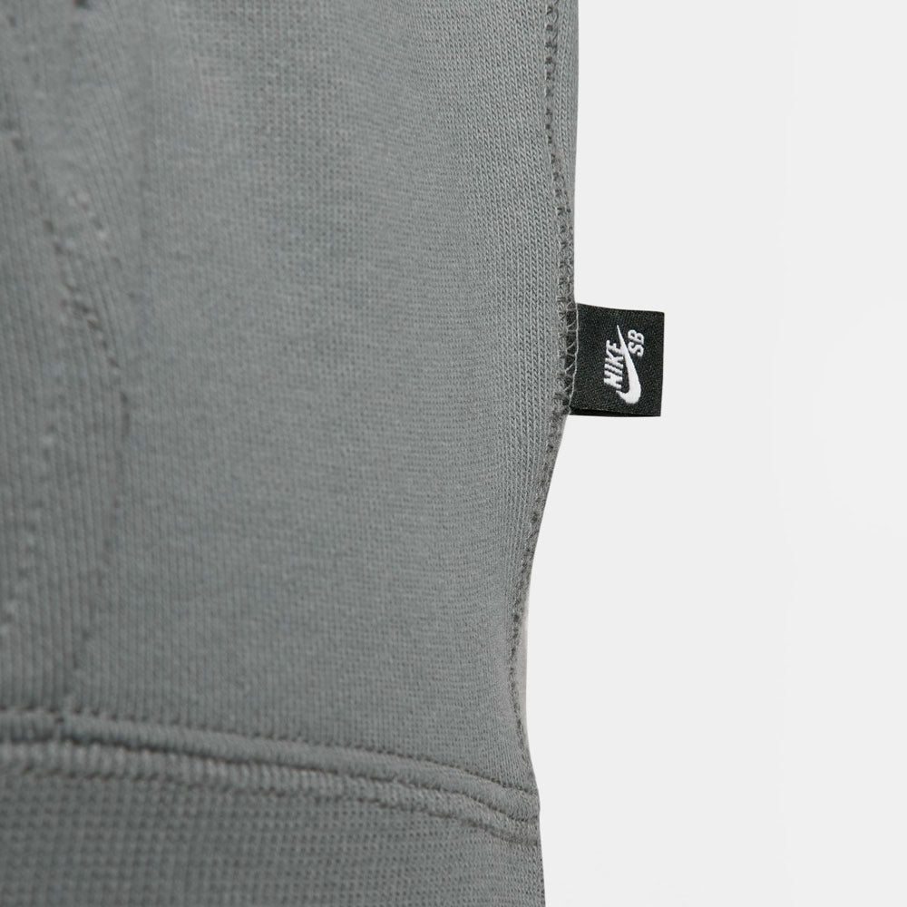 NIKE SB - FLEECE PULLOVER HOODIE STENCIL - Smoke Grey