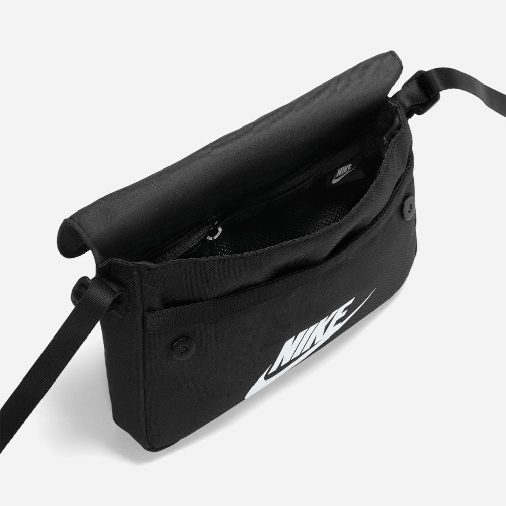 NIKE - FUTURA CROSSBODY BAG - BLACK BLACK WHITE