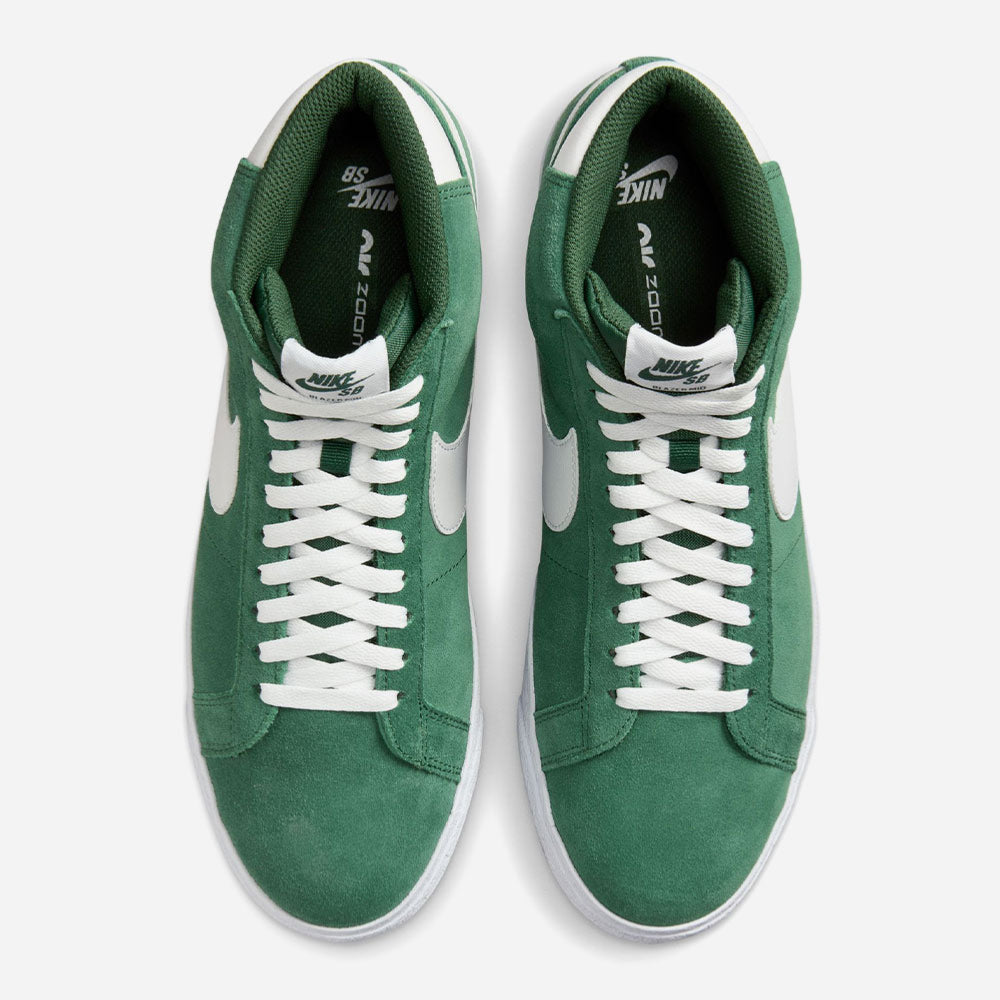 NIKE SB - ZOOM BLAZER MID - Fir - White - Fir - White