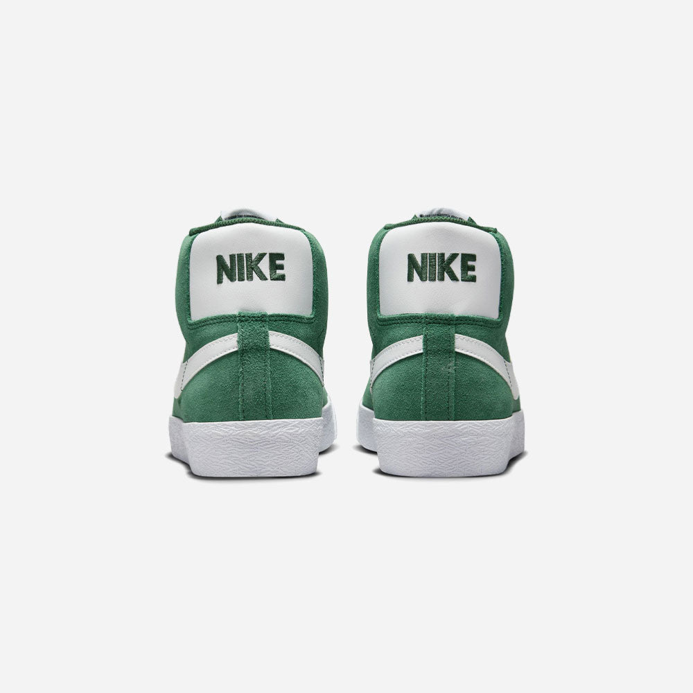 NIKE SB - ZOOM BLAZER MID - Fir - White - Fir - White