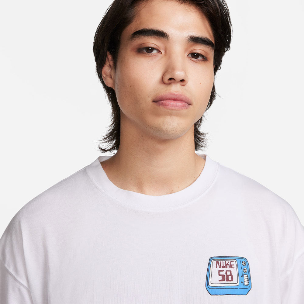 NIKE SB - TEE LS BRAINWASH - White