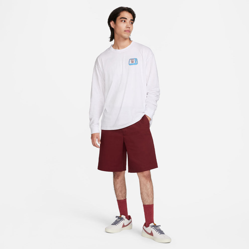 NIKE SB - TEE LS BRAINWASH - White