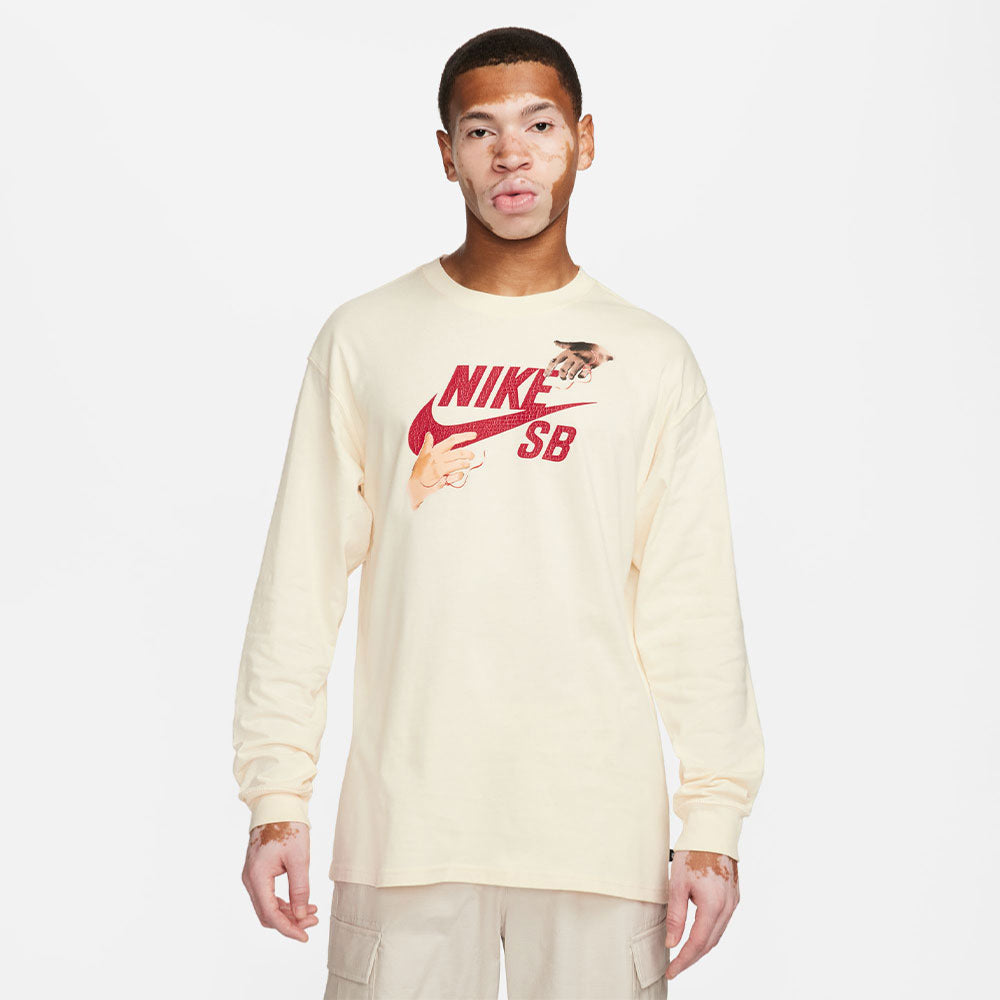 NIKE SB - TEE LS CITY OF LOVE - Coconut Milk