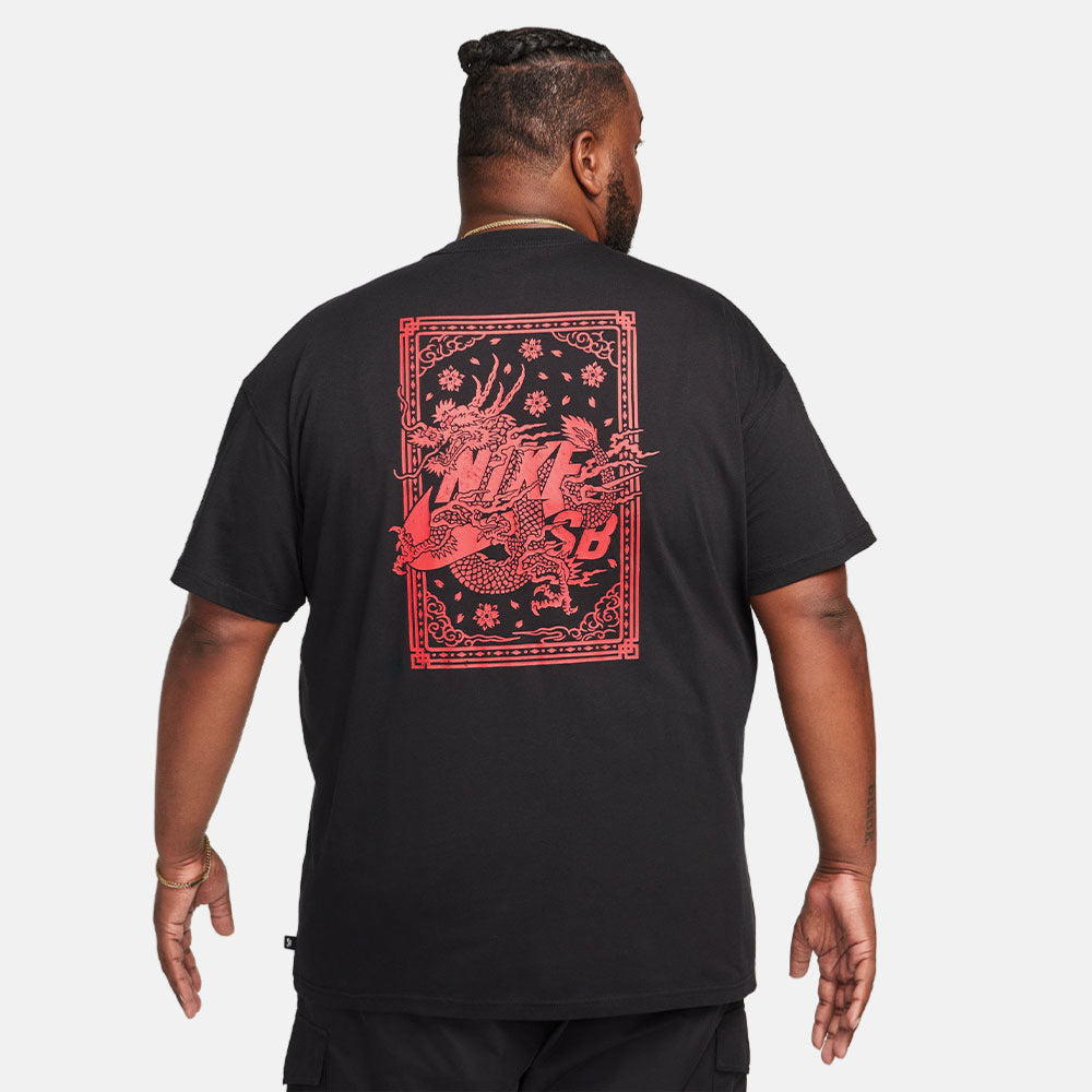 NIKE SB - TEE M90 TEE DRAGON - Black