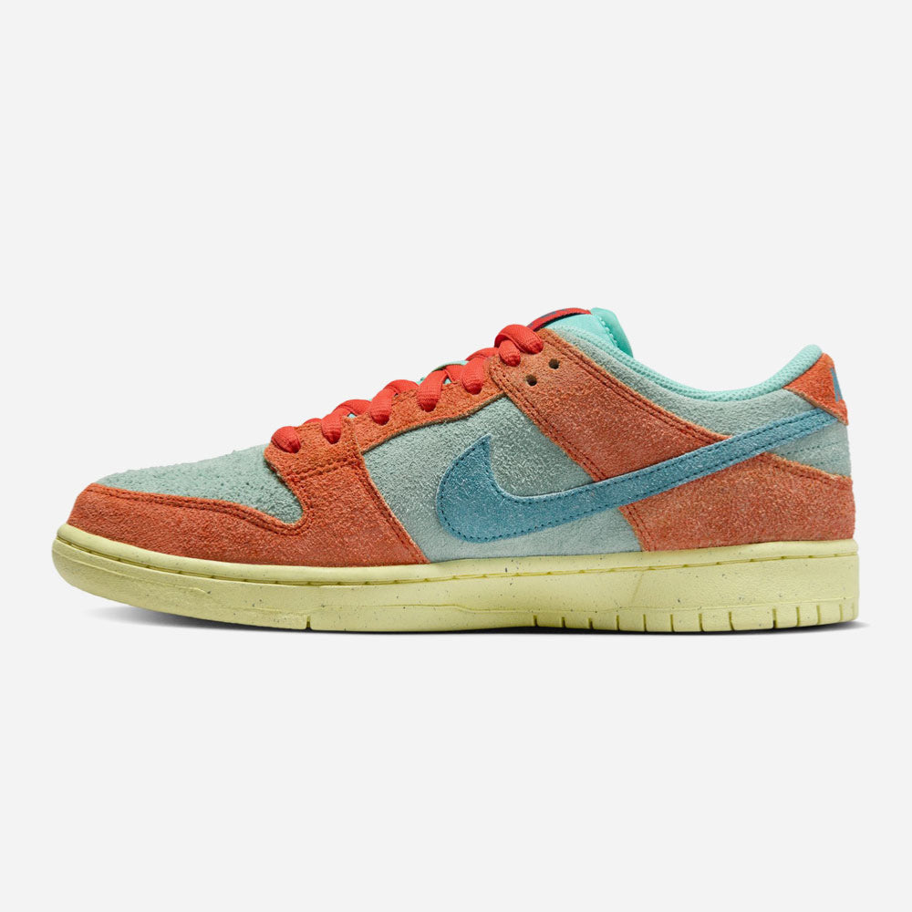 NIKE SB - DUNK LOW PRO PRM - Orange - Noise Aqua-Emerald Rise - Orange
