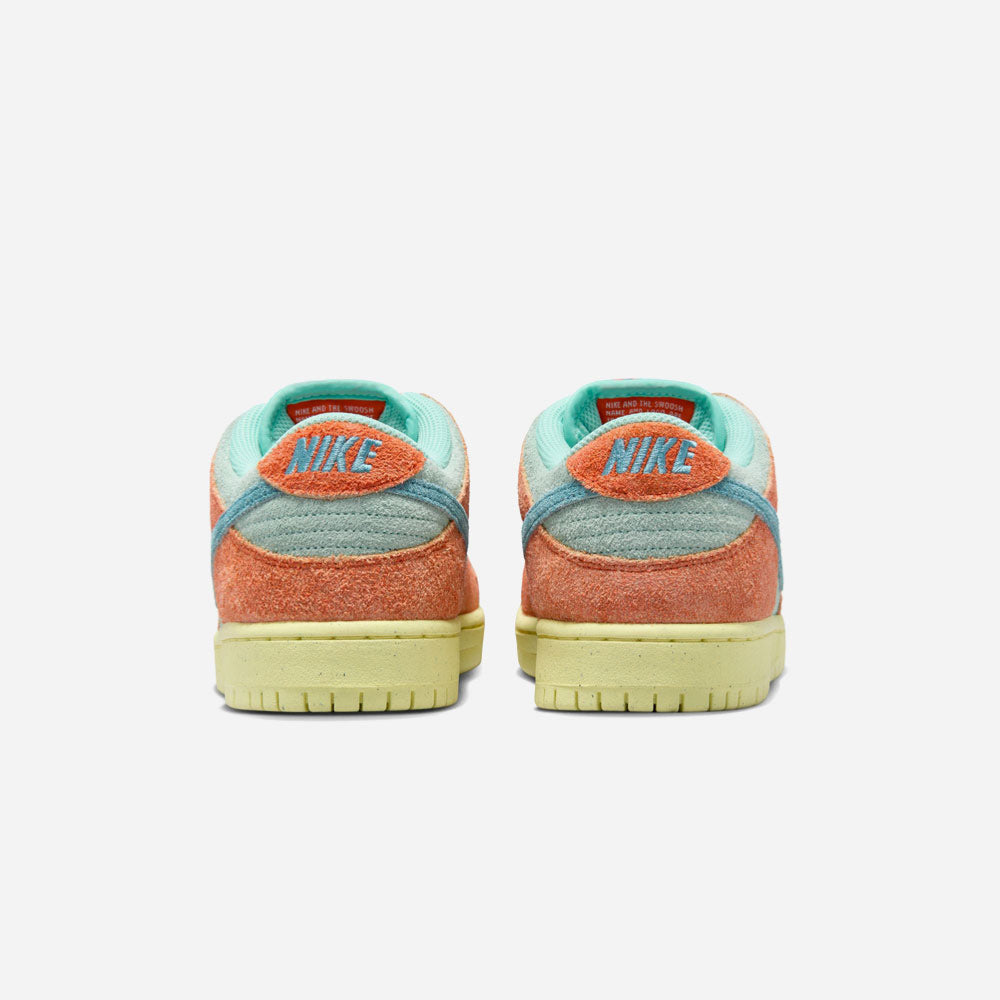 NIKE SB - DUNK LOW PRO PRM - Orange - Noise Aqua-Emerald Rise - Orange