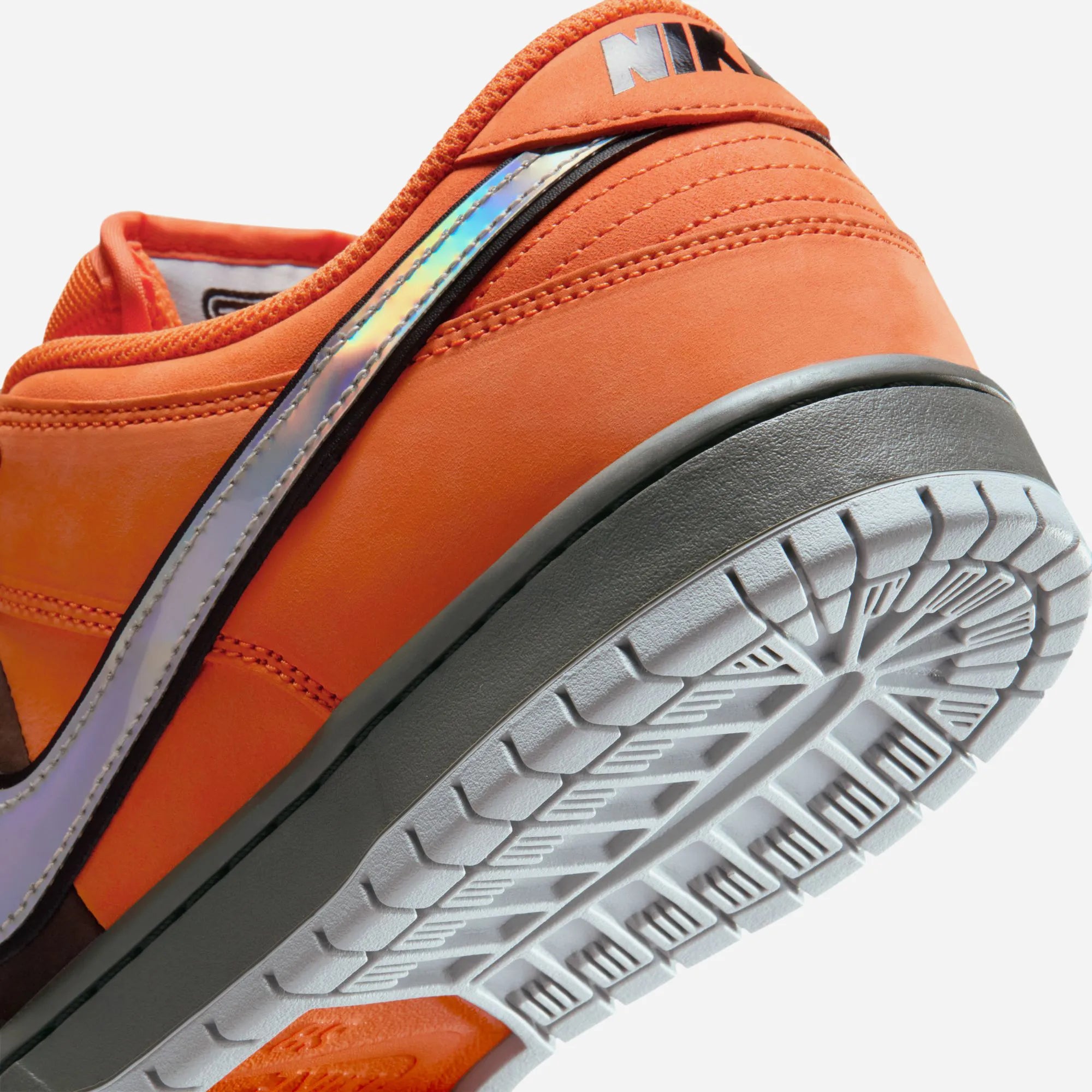 Nike SB Dunk Low Pro "Muni Fast Pass" - Safety Orange / Wolf Grey - Baroque Brown