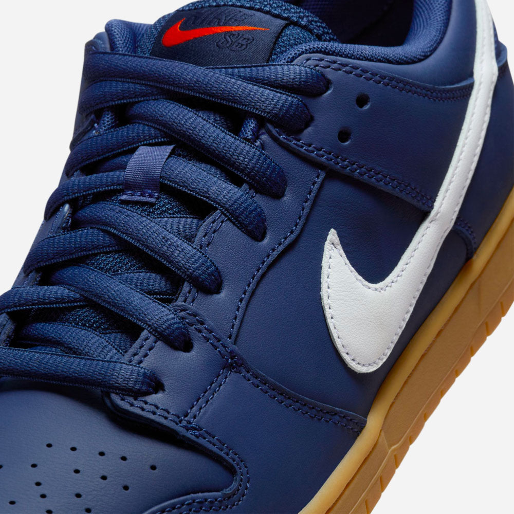 NIKE SB - DUNK LOW PRO ISO - Navy White Navy Gum Light Brown
