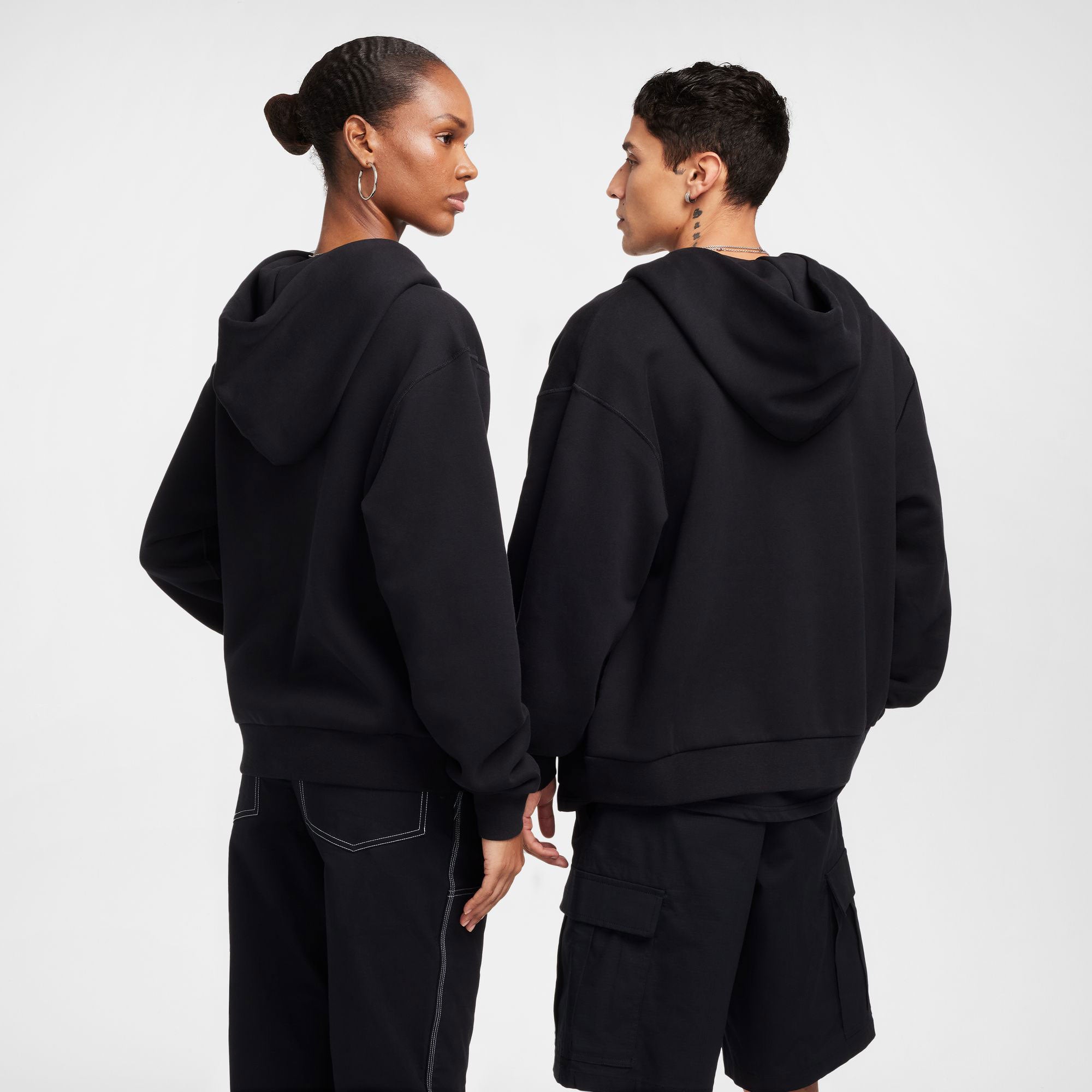 Nike SB - Essential Logo Full Zip Hoodie - Black/White