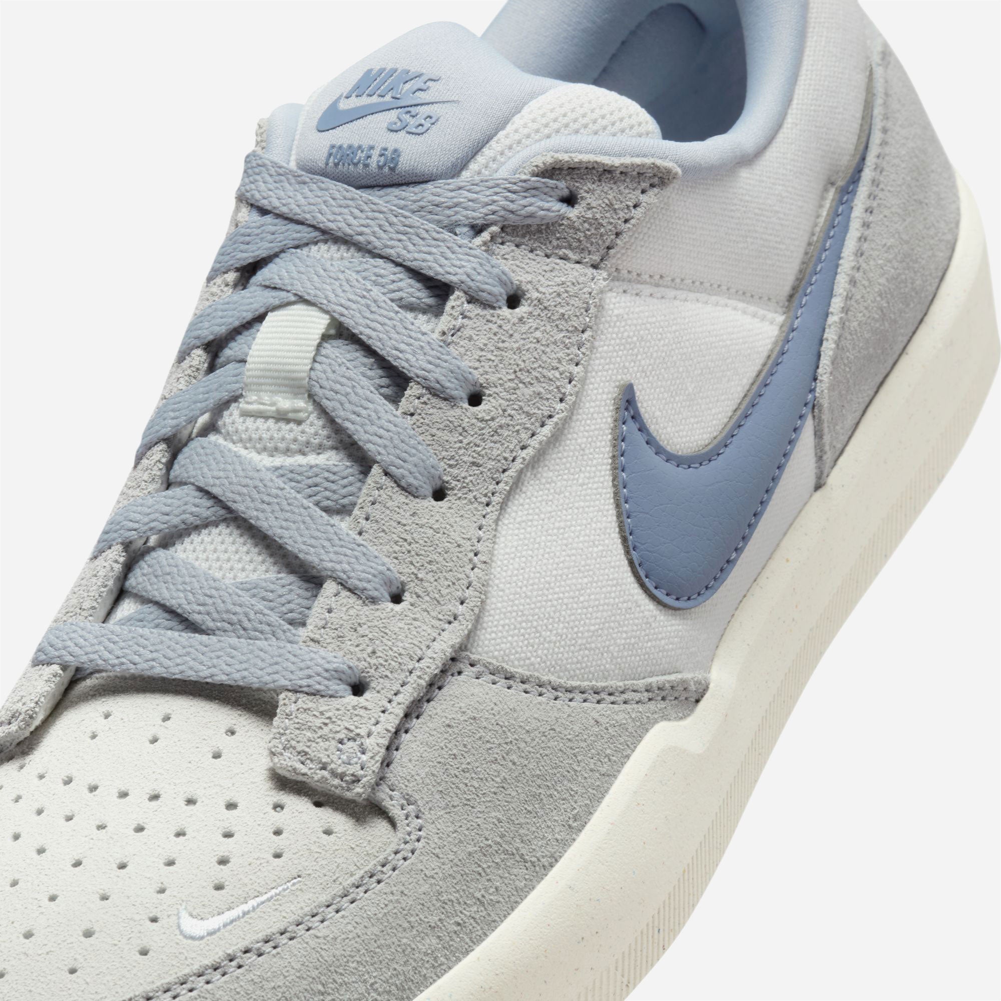 Nike SB - Force 58 - White / Ashen Slate Sail Wholf Grey