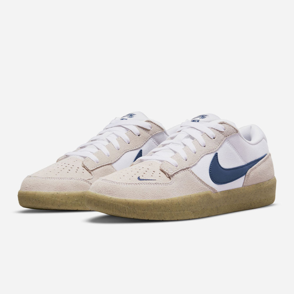 NIKE SB - FORCE 58 - White - Navy - White - Gum Light Brown