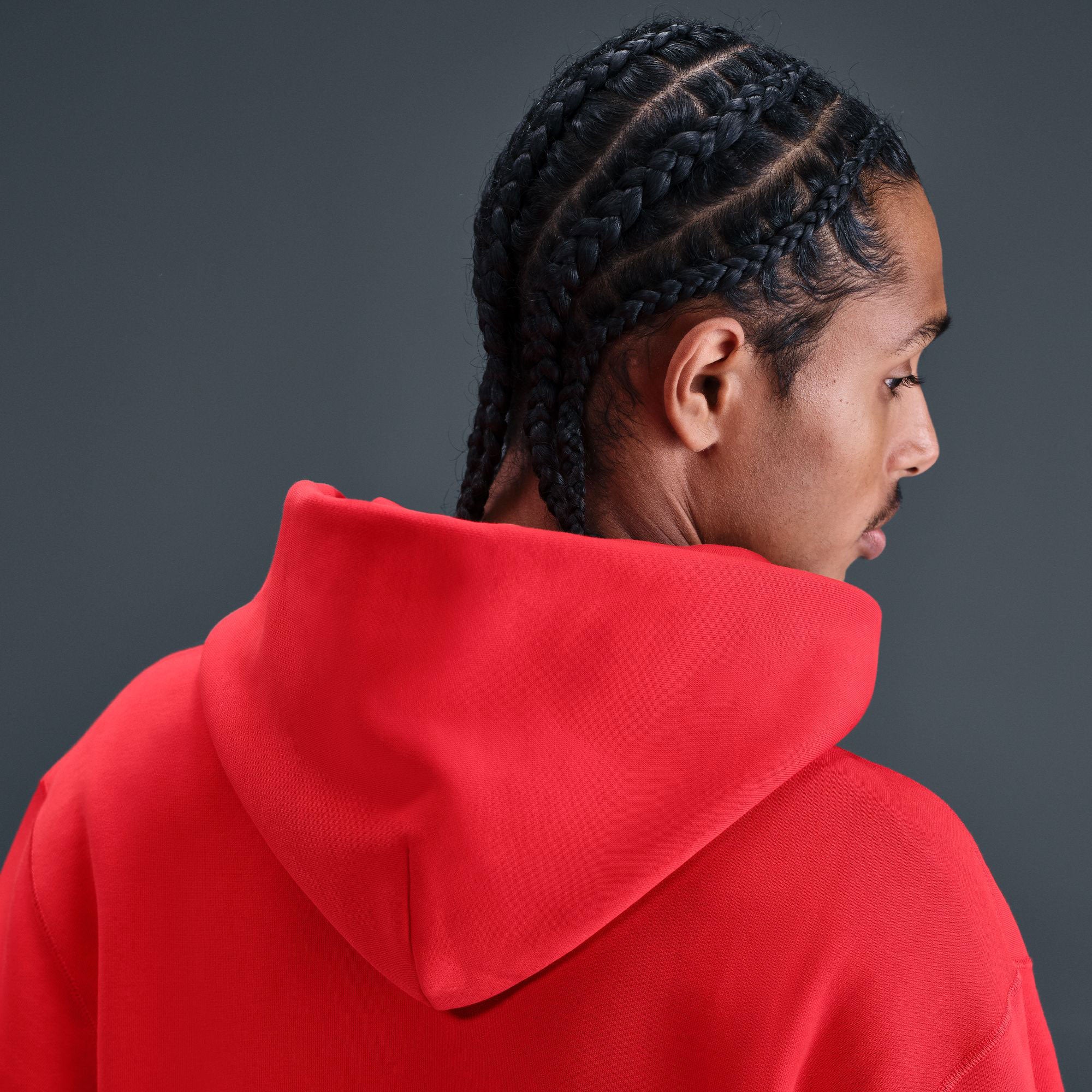 Nike SB - GFX Fleece Pullover Hoodie - Light Crimson / White